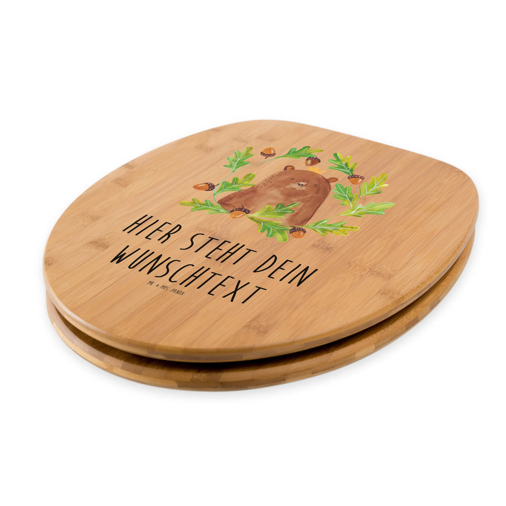 Personalized Toilet Seat Design bear king bear, teddy, teddy bear, cuddly toy, best daddy, world best daddy, Daddy, Daddy Bear, Father's Day, Father, Bear, Dad