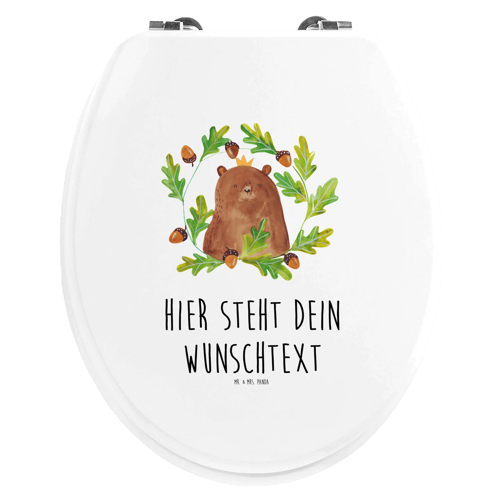 Personalized Toilet Seat Design bear king bear, teddy, teddy bear, cuddly toy, best daddy, world best daddy, Daddy, Daddy Bear, Father's Day, Father, Bear, Dad