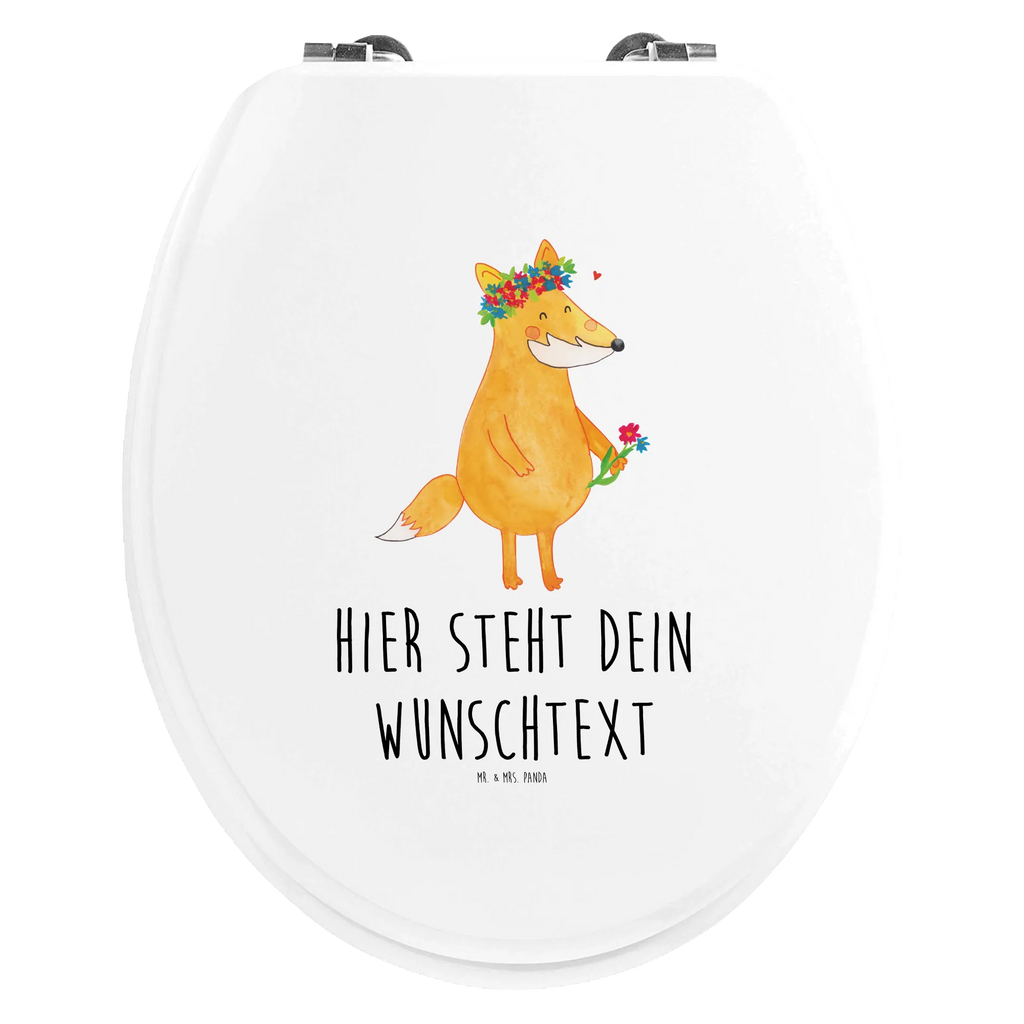 Personalized Toilet Seat Design Fox Flower fox, foxes, forest wildlife, clever as a fox, animal lover, flower, love, me, fox girl, flower girl, joy, girlfriend, motivation, proof of love, self-love, girlfriends, flowers