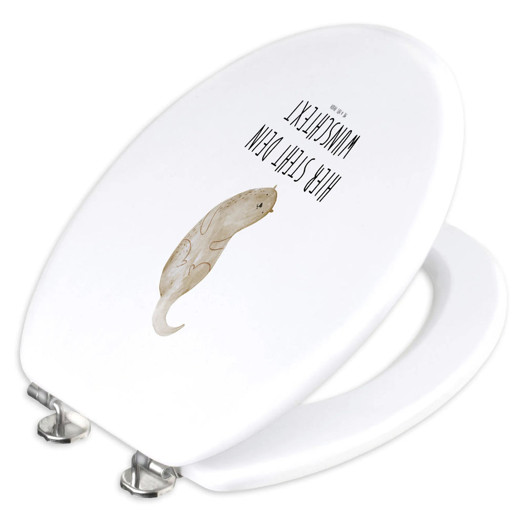 Personalizowany motyw deski WC wydra Do góry nogami Kuna, wydra, morska wydra