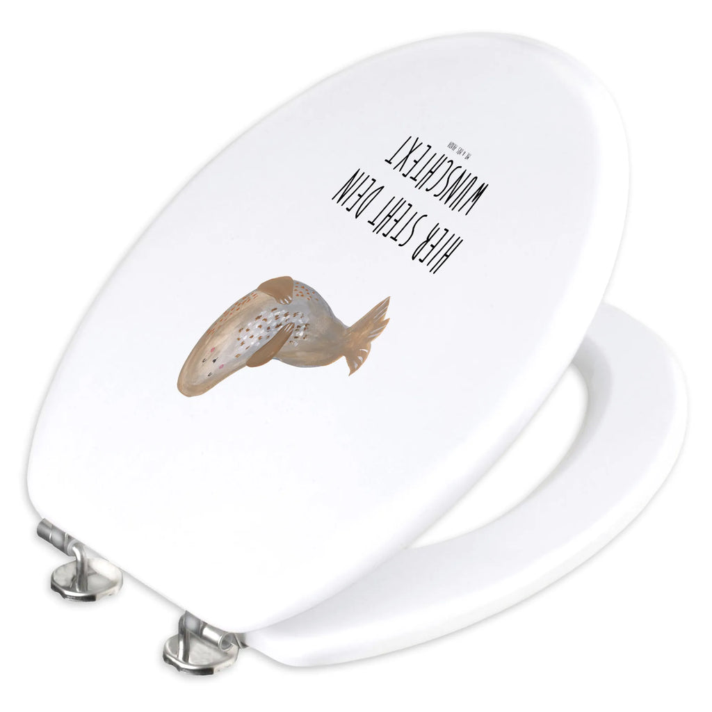 Personalizowany motyw deski WC foka śmiech Motywy zwierzęce, dobra energia, zabawne powiedzonka, zwierzęta