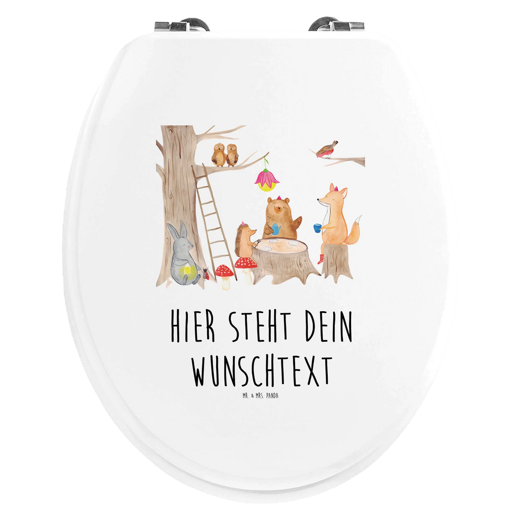 Personalized Toilet Seat Design forest animals picnic Personalisierter Klodeckel, Toilettendeckel mit Namen, Personalisierte Klobrille, Personalisierter WC-Sitz, WC Sitz mit Namen, Personalisierter Toilettendeckel, Tiermotive, Gute Laune, lustige Sprüche, Tiere, Maus, Picknick, Hase, Igel, Waldtiere, Eichhörnchen, Wald, Fuchs