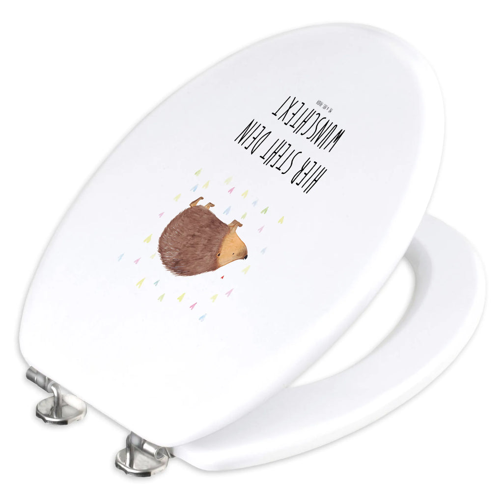 Personalizowany motyw deski WC jeż serca Motywy zwierzęce, dobra energia, zabawne powiedzonka, zwierzęta