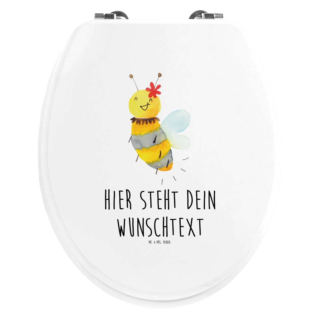 Personalisierter WC Sitz Motiv Biene Blume Personalisierter Klodeckel, Personalisierte Klobrille, Personalisierter Toilettendeckel, WC-Deckel, Toilettendeckel mit Namen, WC Sitz mit Namen, Personalisierter WC-Sitz, Toilettensitz, Biene, Wespe, Hummel