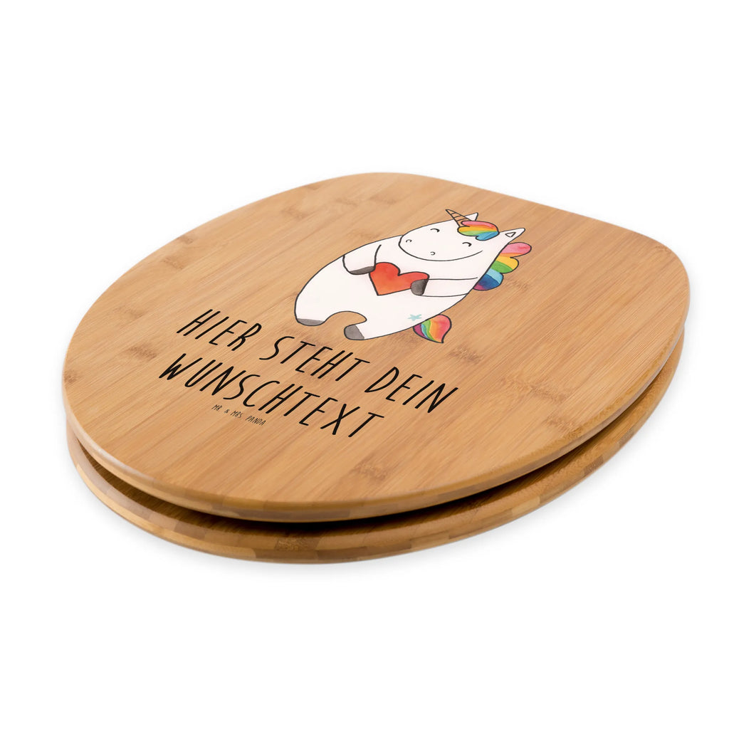 Personalizowany motyw deski WC Jednorożec serce Jednorożec, jednorożce, dekoracje jednorożca, jednorożec