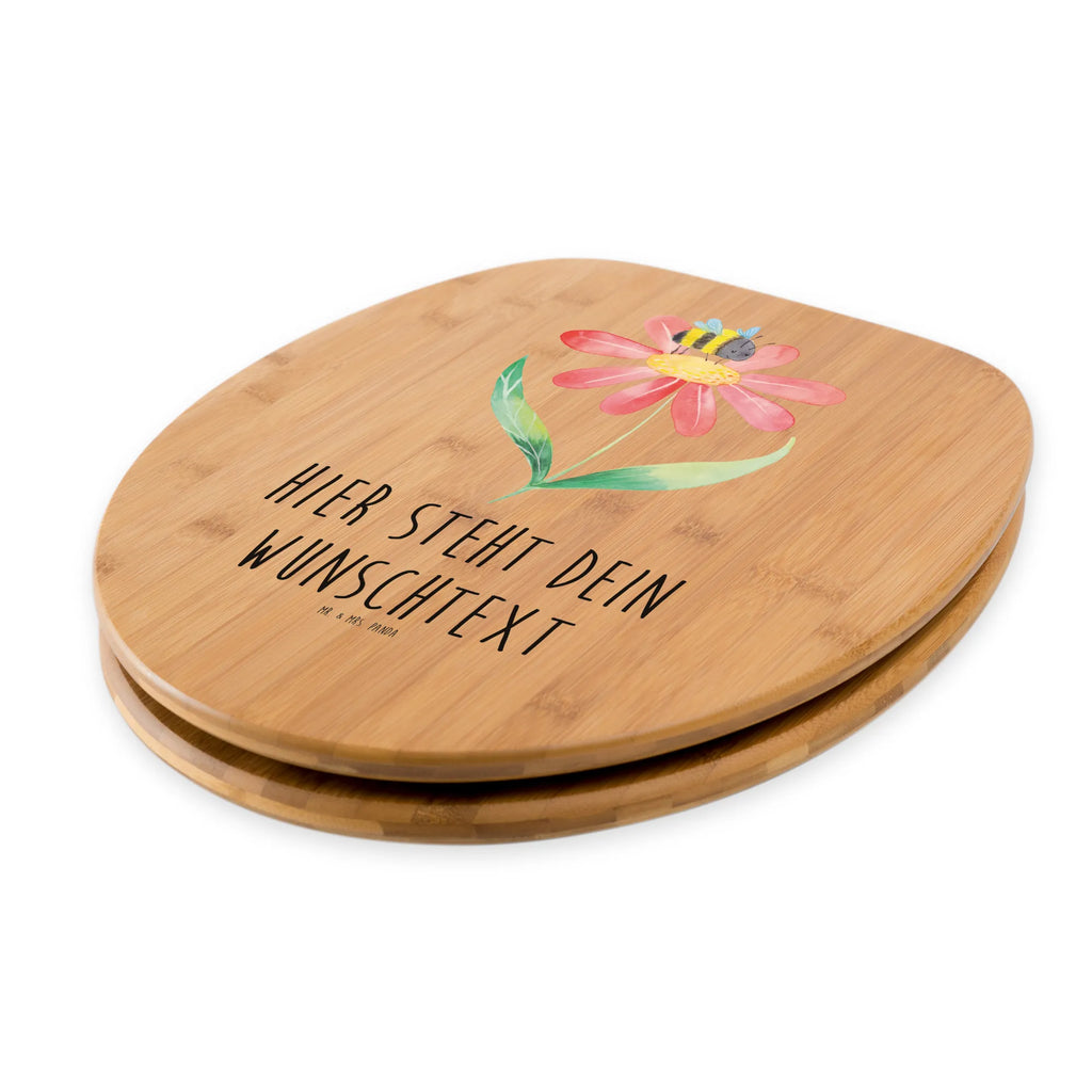 Personalisierter WC Sitz Motiv Hummel Blume Toilettendeckel mit Namen, Personalisierter Toilettendeckel, Personalisierter Klodeckel, WC Sitz mit Namen, Personalisierte Klobrille, Personalisierter WC-Sitz, Tiermotive, Gute Laune, lustige Sprüche, Tiere, Feld, Hummeln, Wespe, Blume, Natur, Biene, Hummel, Flauschig