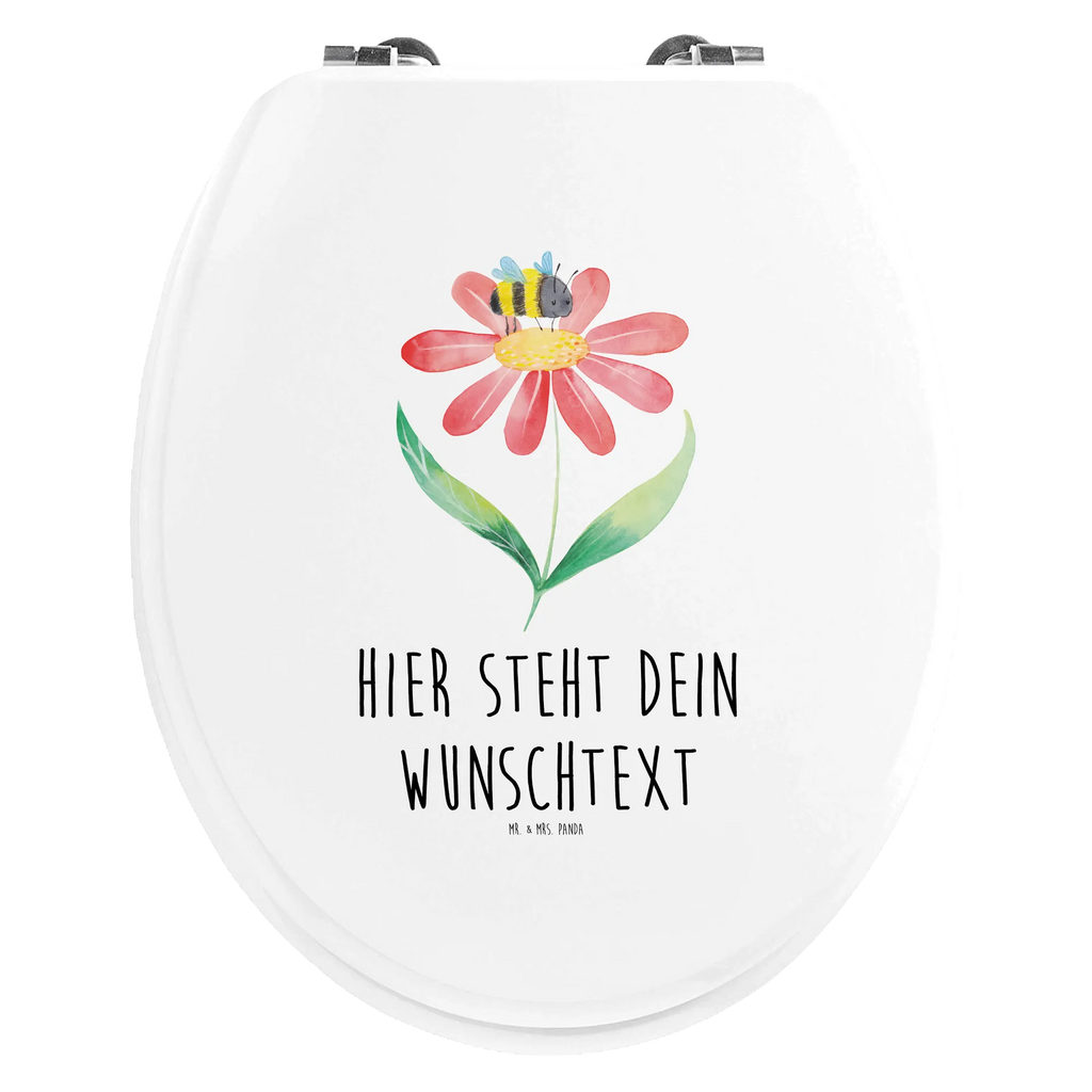 Personalisierter WC Sitz Motiv Hummel Blume Toilettendeckel mit Namen, Personalisierter Toilettendeckel, Personalisierter Klodeckel, WC Sitz mit Namen, Personalisierte Klobrille, Personalisierter WC-Sitz, Tiermotive, Gute Laune, lustige Sprüche, Tiere, Feld, Hummeln, Wespe, Blume, Natur, Biene, Hummel, Flauschig