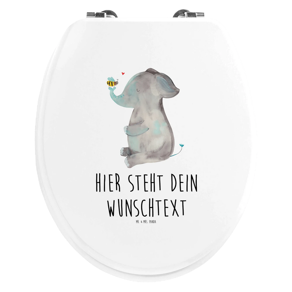 Personalizowany motyw deski WC słoń pszczoła Motywy zwierzęce, dobra energia, zabawne powiedzonka, zwierzęta