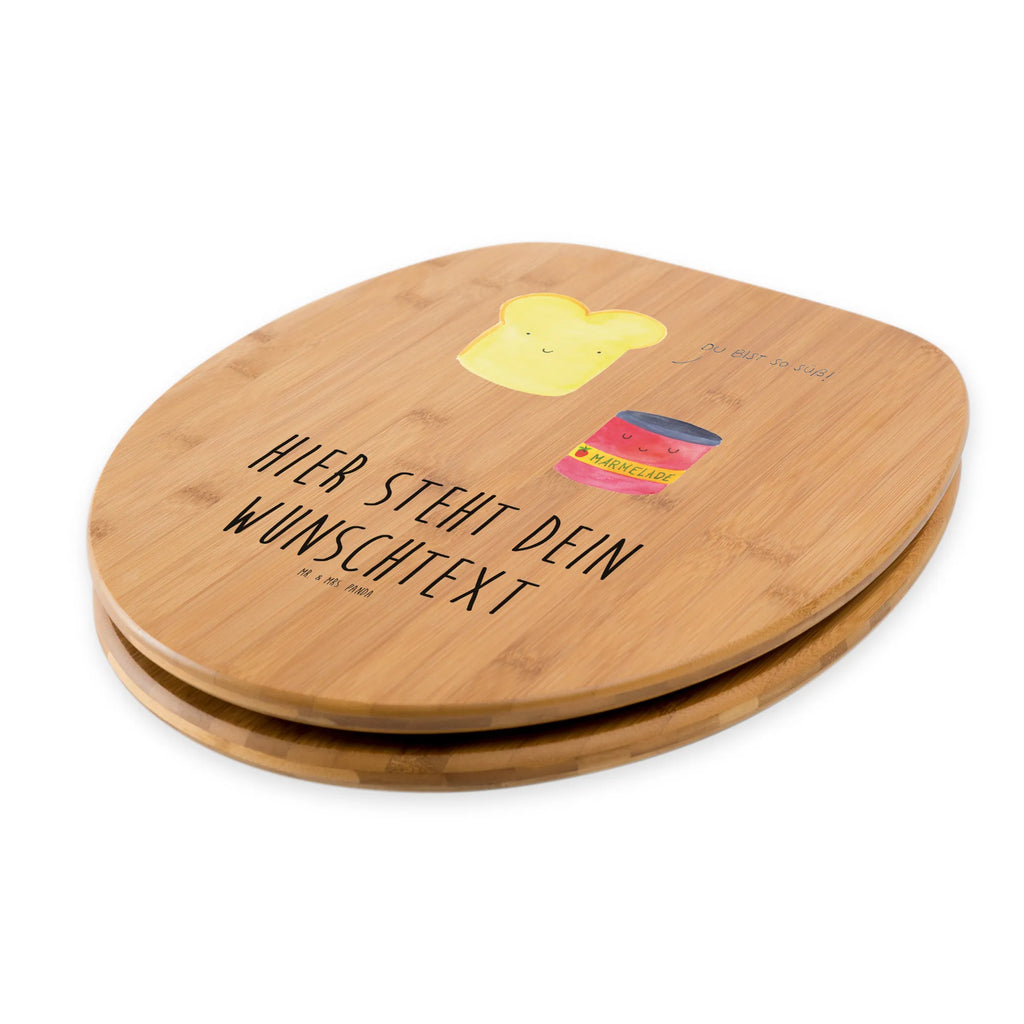 Personalisierter WC Sitz Motiv Toast & Marmelade Personalisierte Klobrille, Personalisierter WC-Sitz, Personalisierter Klodeckel, Toilettensitz, Personalisierter Toilettendeckel, Toilettendeckel mit Namen, WC Sitz mit Namen, WC-Deckel, Lustige Sprüche, Tiere, Tiermotive, Gute Laune, Frühstück Einladung, Marmelade, Toast, Küche Spruch, Süß, Brot, Süße Postkarte, Dreamteam, Toastbrot, Küche Deko