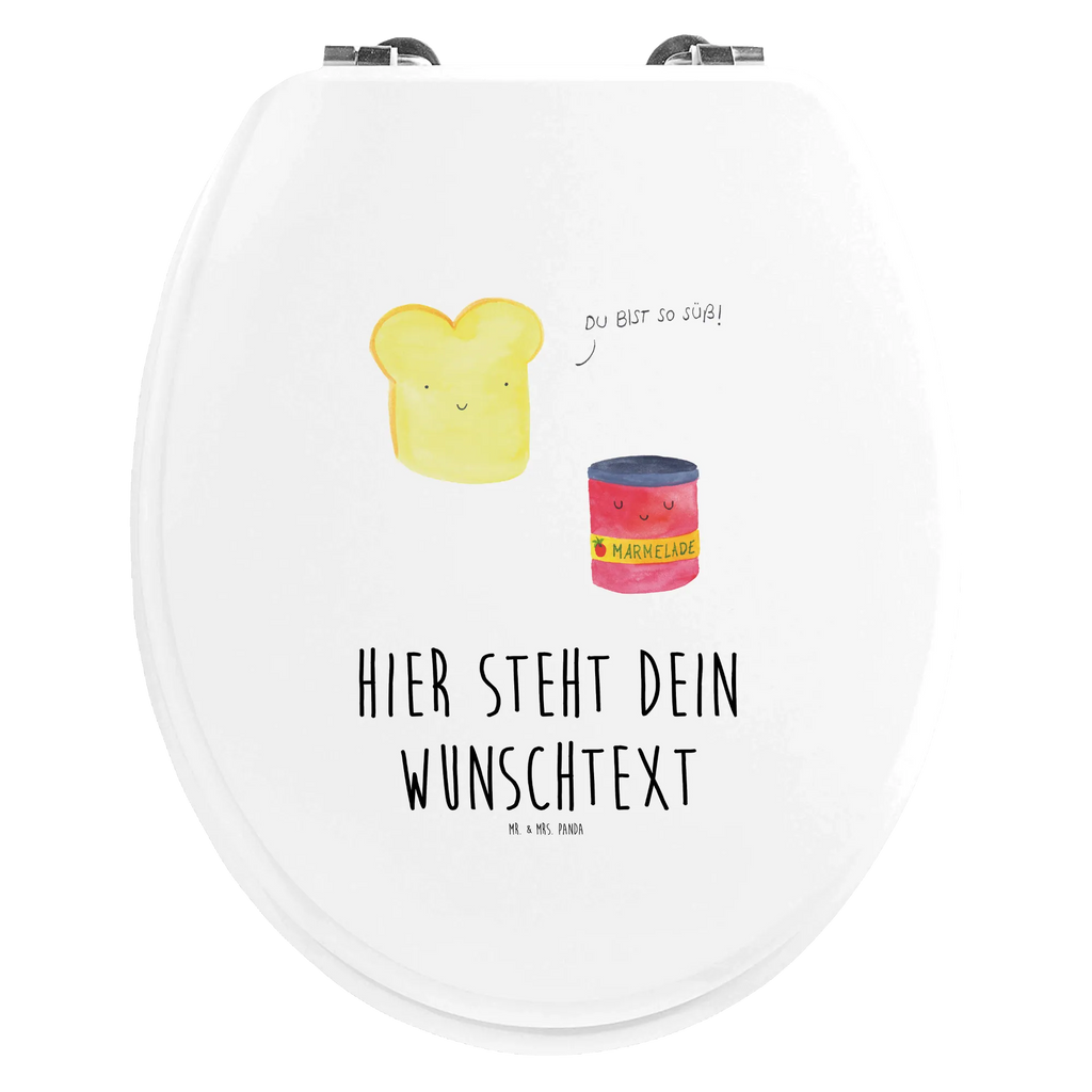 Personalisierter WC Sitz Motiv Toast & Marmelade Personalisierte Klobrille, Personalisierter WC-Sitz, Personalisierter Klodeckel, Toilettensitz, Personalisierter Toilettendeckel, Toilettendeckel mit Namen, WC Sitz mit Namen, WC-Deckel, Lustige Sprüche, Tiere, Tiermotive, Gute Laune, Frühstück Einladung, Marmelade, Toast, Küche Spruch, Süß, Brot, Süße Postkarte, Dreamteam, Toastbrot, Küche Deko