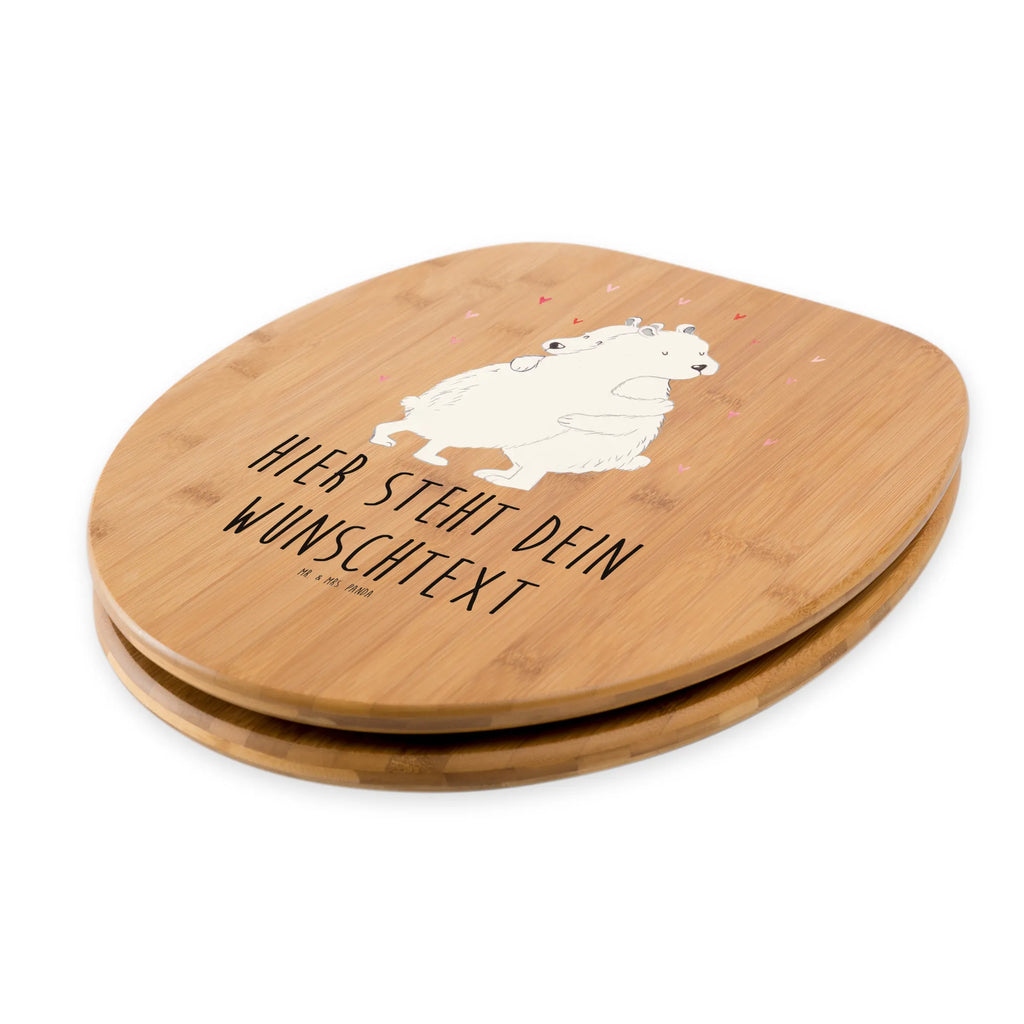 Personalizowany motyw deski WC Niedźwiedź polarny obejmować Personalisierter WC-Sitz, WC-Deckel, Personalisierter Toilettendeckel, Toilettensitz, Personalisierter Klodeckel, Personalisierte Klobrille, WC Sitz mit Namen, Toilettendeckel mit Namen, Lustige Sprüche, Tiere, Tiermotive, Gute Laune