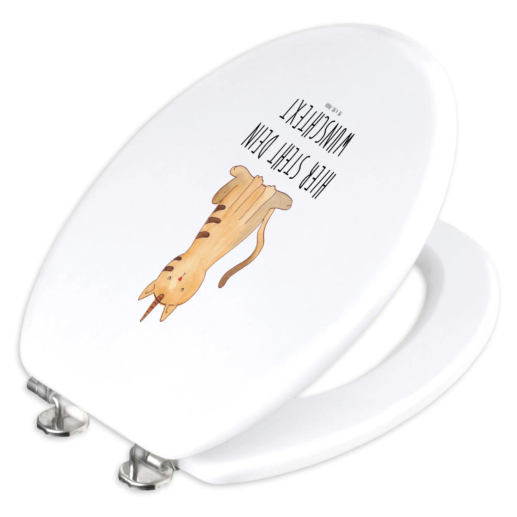 Personalizowany motyw deski WC jednorożec kot Jednorożec, jednorożce, dekoracje jednorożca, jednorożec