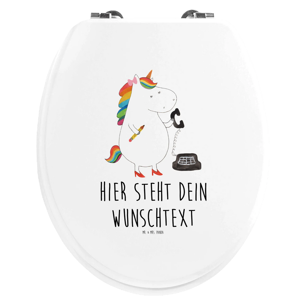 Personalizowany motyw deski WC Jednorożec sekretarka Jednorożec, jednorożce, dekoracje jednorożca, jednorożec