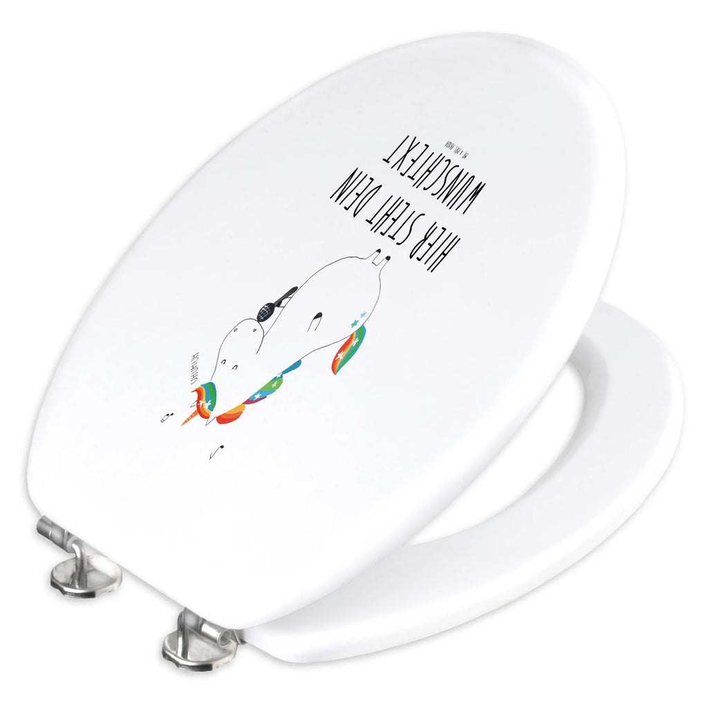 Personalized Toilet Seat Design unicorn Singer WC-Deckel, WC Sitz mit Namen, Toilettensitz, Personalisierte Klobrille, Personalisierter WC-Sitz, Personalisierter Klodeckel, Personalisierter Toilettendeckel, Toilettendeckel mit Namen, Unicorn, Einhorn, Einhörner, Einhorn Deko, Konfetti, Freundin, Geburtstag, Party, Fest, Disco, Feier, Glitzer, Sängerin, Sänger