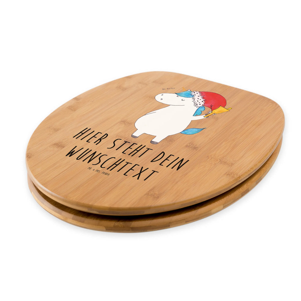 Personalized Toilet Seat Design unicorn Santa Claus unicorn, unicorns, Gin, chocolate, santa, santa claus, fairy dust, christmas present, wish list, christmas, gift