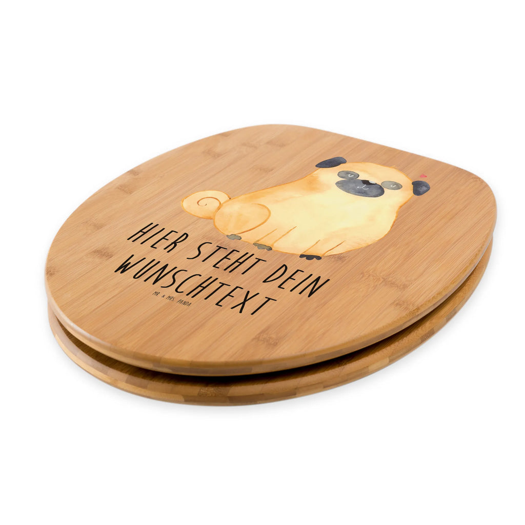 Personalisierter WC Sitz Motiv Mops Personalisierte Klobrille, Toilettendeckel mit Namen, Personalisierter Klodeckel, Personalisierter WC-Sitz, WC Sitz mit Namen, Personalisierter Toilettendeckel, Hund, Hundemotiv, Haustier, Hunderasse, Tierliebhaber, Hundebesitzer, Sprüche, Mops, Liebe, Hundeliebe
