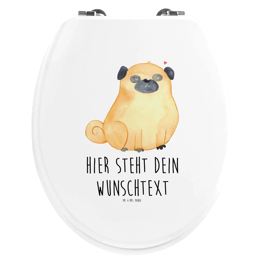 Personalisierter WC Sitz Motiv Mops Personalisierte Klobrille, Toilettendeckel mit Namen, Personalisierter Klodeckel, Personalisierter WC-Sitz, WC Sitz mit Namen, Personalisierter Toilettendeckel, Hund, Hundemotiv, Haustier, Hunderasse, Tierliebhaber, Hundebesitzer, Sprüche, Mops, Liebe, Hundeliebe
