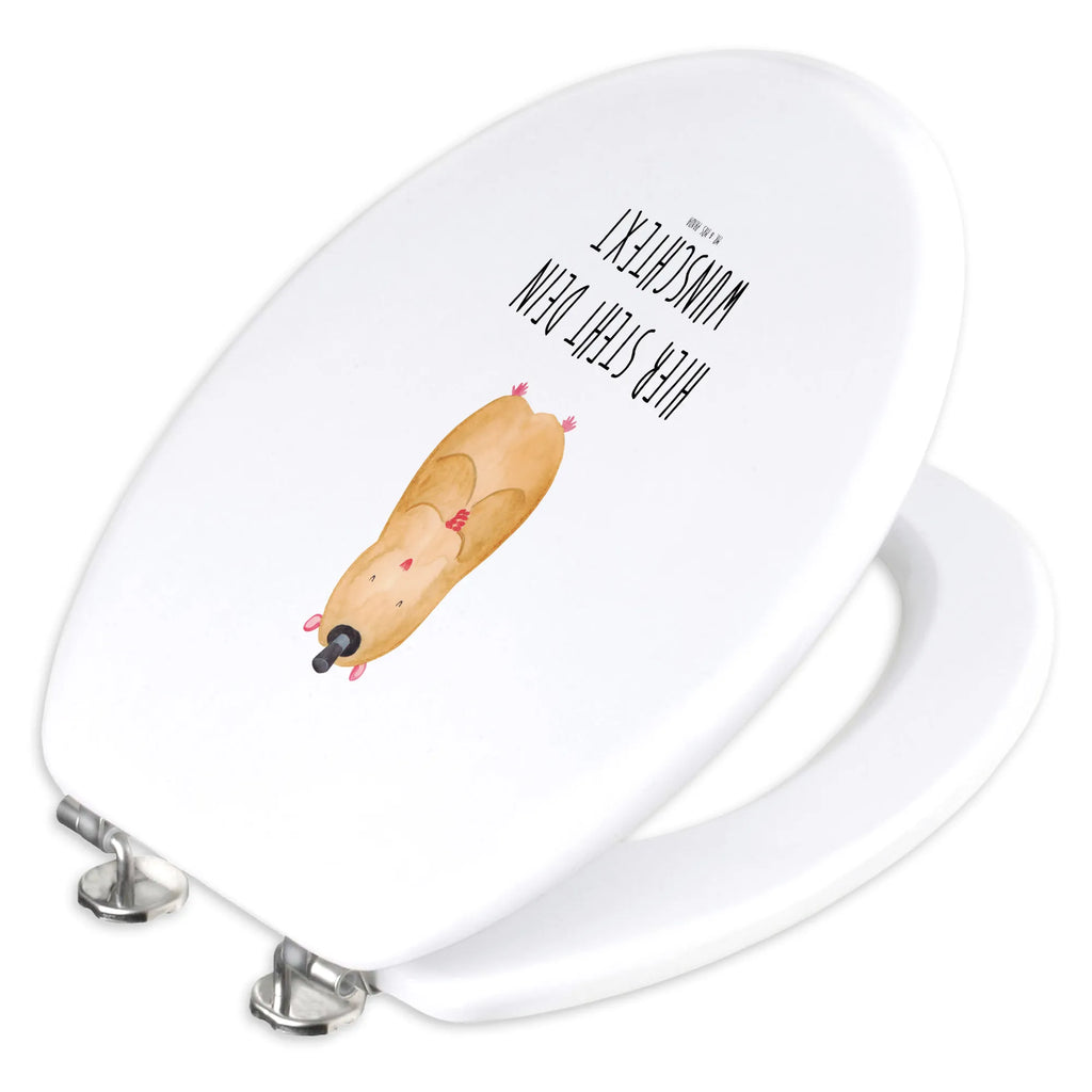 Personalisierter WC Sitz Motiv Hamster mit Hut Personalisierte Klobrille, WC Sitz mit Namen, Personalisierter Toilettendeckel, Toilettendeckel mit Namen, Personalisierter WC-Sitz, Personalisierter Klodeckel, Tiermotive, Gute Laune, lustige Sprüche, Tiere, Zwerghamster, Zauberer, Hut, Magier, Hamster, Zylinder