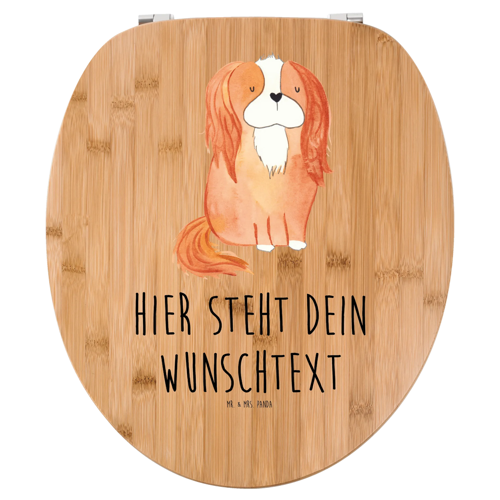 Personalisierter WC Sitz Motiv Cavalier King Charles Spaniel WC Sitz mit Namen, Personalisierter WC-Sitz, Personalisierter Klodeckel, WC-Deckel, Personalisierte Klobrille, Personalisierter Toilettendeckel, Toilettensitz, Toilettendeckel mit Namen, Sprüche, Hund, Hunderasse, Hundebesitzer, Hundemotiv, Haustier, Tierliebhaber, Schönster Hund, Spaniel, Cockerspaniel, Cavalier King Charles Spaniel, Spruch