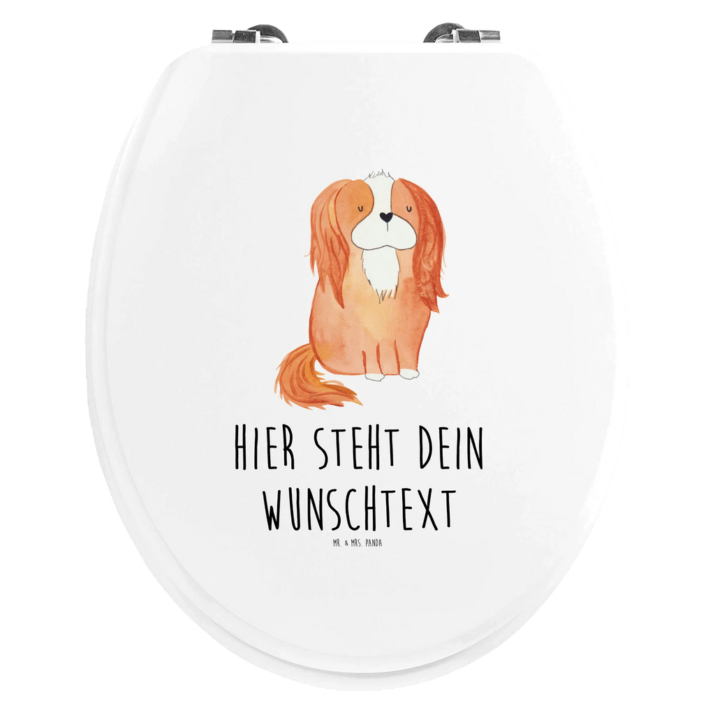 Personalisierter WC Sitz Motiv Cavalier King Charles Spaniel WC Sitz mit Namen, Personalisierter WC-Sitz, Personalisierter Klodeckel, WC-Deckel, Personalisierte Klobrille, Personalisierter Toilettendeckel, Toilettensitz, Toilettendeckel mit Namen, Sprüche, Hund, Hunderasse, Hundebesitzer, Hundemotiv, Haustier, Tierliebhaber, Schönster Hund, Spaniel, Cockerspaniel, Cavalier King Charles Spaniel, Spruch
