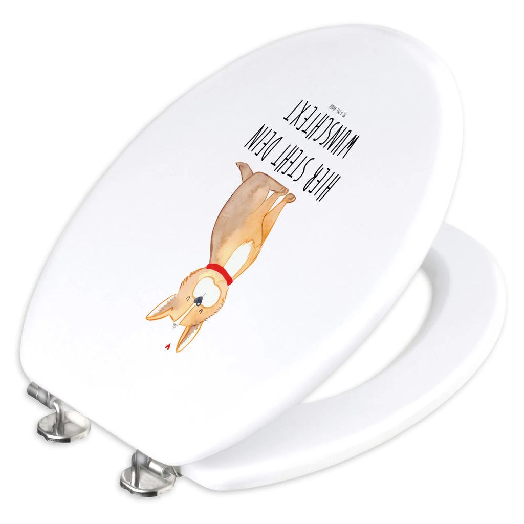 Personalizowany motyw deski WC Pies szczęście Pies, motyw psa, zwierzę domowe, rasa psa, miłośnik zwierząt, właściciel psa, powiedzenia