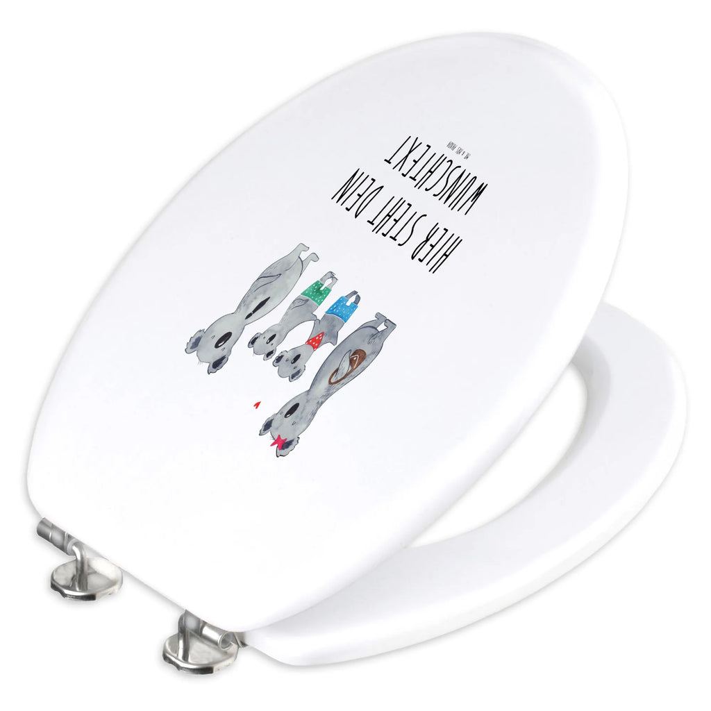 Personalizowany motyw deski WC Rodzina koali dwa Personalisierter Toilettendeckel, Personalisierte Klobrille, WC Sitz mit Namen, Personalisierter WC-Sitz, Toilettendeckel mit Namen, Personalisierter Klodeckel, Familie, Vatertag, Muttertag, Bruder, Schwester, Mama, Papa, Oma, Opa, Koala, beste Familie, Lieblingsfamilie, Familienzeit, Koalafamilie, Familienleben, Koalabär