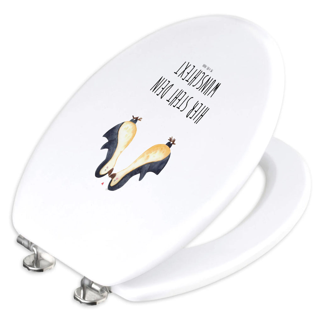 Personalized Toilet Seat Design Penguins in love Love, Loving, Two, Together, Marriage, Engagement, Proposal of marriage, Love gift, gift for her, gift for him, anniversary gift, gift girlfriend, pair, gift friend, couple. love couple, gift idea, pair of penguins, penguins, Penguin, guest gift, anniversary, penguin love, fiancé, love, love saying, engagement, gift anniversary, proof of love, wedding anniversary, wedding, fiancée