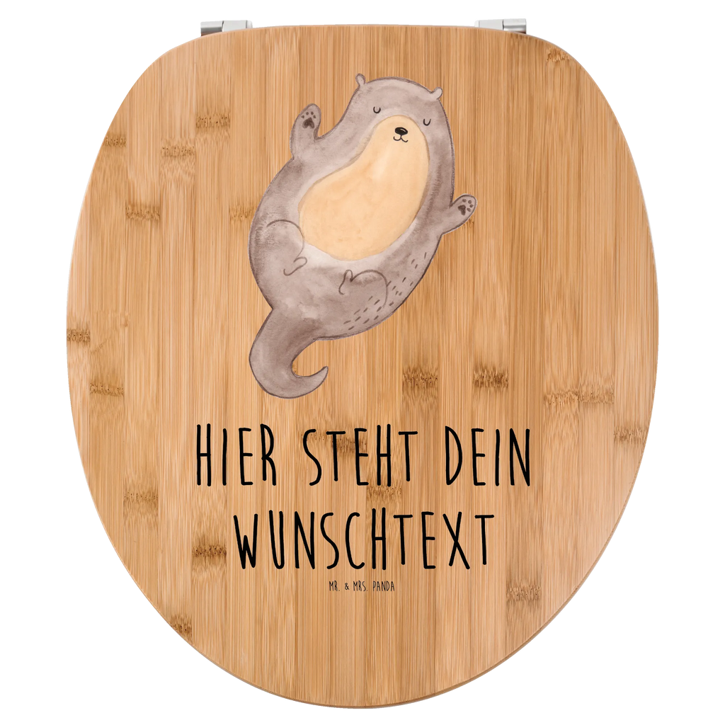 Personalisierter WC Sitz Motiv Otter Umarmen Personalisierter Toilettendeckel, WC-Deckel, Personalisierter Klodeckel, Personalisierter WC-Sitz, WC Sitz mit Namen, Personalisierte Klobrille, Toilettendeckel mit Namen, Toilettensitz, Otter, Fischotter, Seeotter, Otter Seeotter See Otter