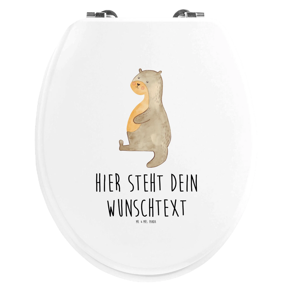Personalisierter WC Sitz Motiv Otter Bauch Personalisierter Toilettendeckel, WC Sitz mit Namen, Toilettendeckel mit Namen, Personalisierter Klodeckel, Personalisierter WC-Sitz, Personalisierte Klobrille, Otter, Fischotter, Seeotter, Otter Seeotter See Otter