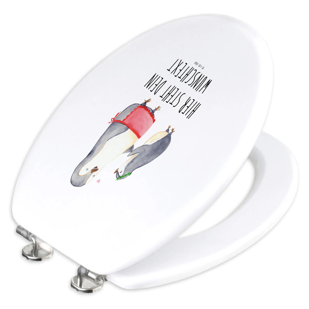 Personalisierter WC Sitz Motiv Pinguin mit Kind Personalisierter Toilettendeckel, Toilettendeckel mit Namen, Personalisierter WC-Sitz, WC Sitz mit Namen, Personalisierte Klobrille, Personalisierter Klodeckel, Familie, Vatertag, Muttertag, Bruder, Schwester, Mama, Papa, Oma, Opa, Mutter, Mutti, Mami, Geburststag, Geschenk