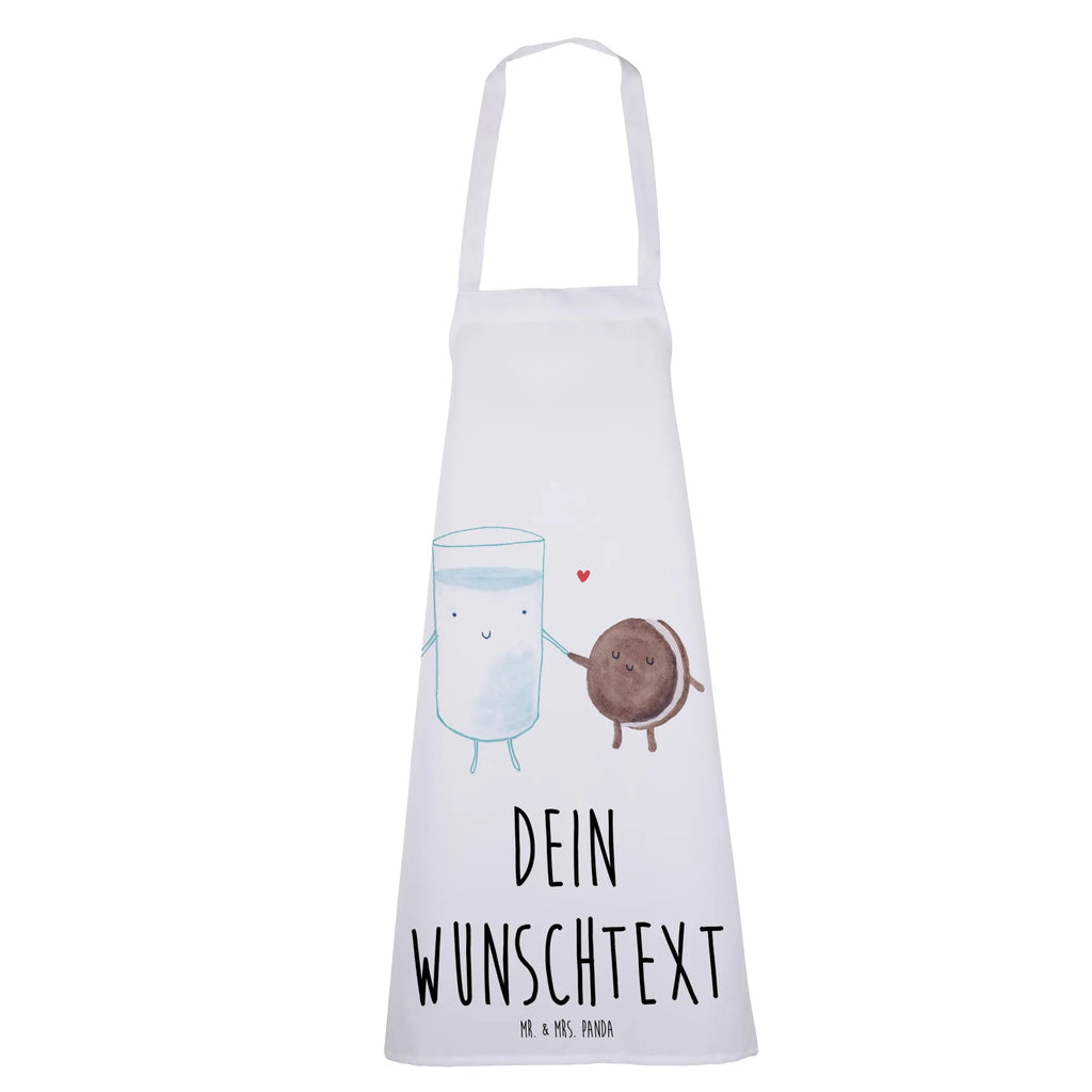 Personalized Cooking Apron milk biscuit small animals, cute, funny, cute animal motives, hand drawn, small world, funny sayings, good mood, happy, gifts, gift ideas, special gifts, animal lover, card, motif sweet, biscuit, milk, invitation breakfast, coffee, romantic, Milk, cookies, cookie, perfect couple
