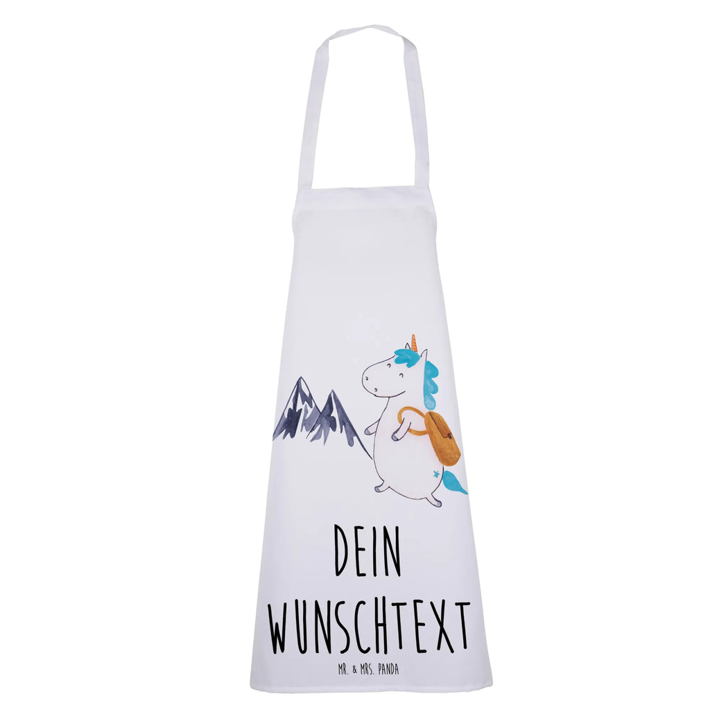 Personalized Cooking Apron unicorn climber unicorn, unicorns, adventure, mountains, world traveler, world trip, adventurer, travel, mountaineer, explorer, Einhorn, english, vacation