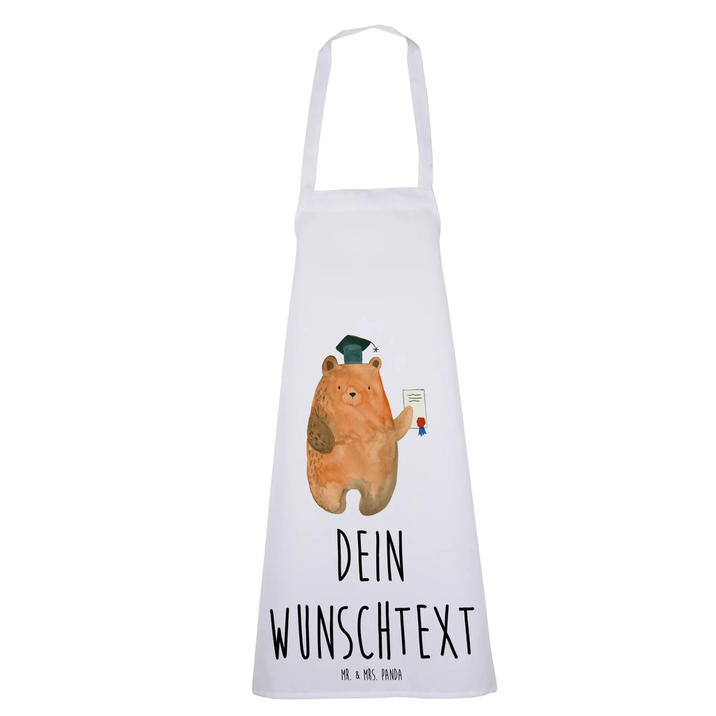 Personalized Cooking Apron bear Test bear, teddy, teddy bear, cuddly toy, examination passed, degree, diploma, Abitur, certificate, examinations