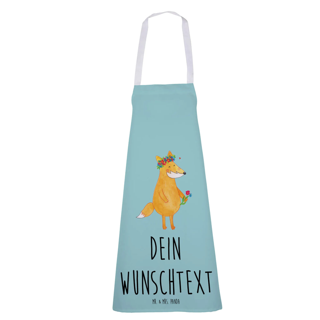 Personalized Cooking Apron Fox Flower fox, foxes, forest wildlife, clever as a fox, animal lover, girlfriends, self-love, proof of love, joy, me, motivation, girlfriend, flower, love, flower girl, fox girl, flowers