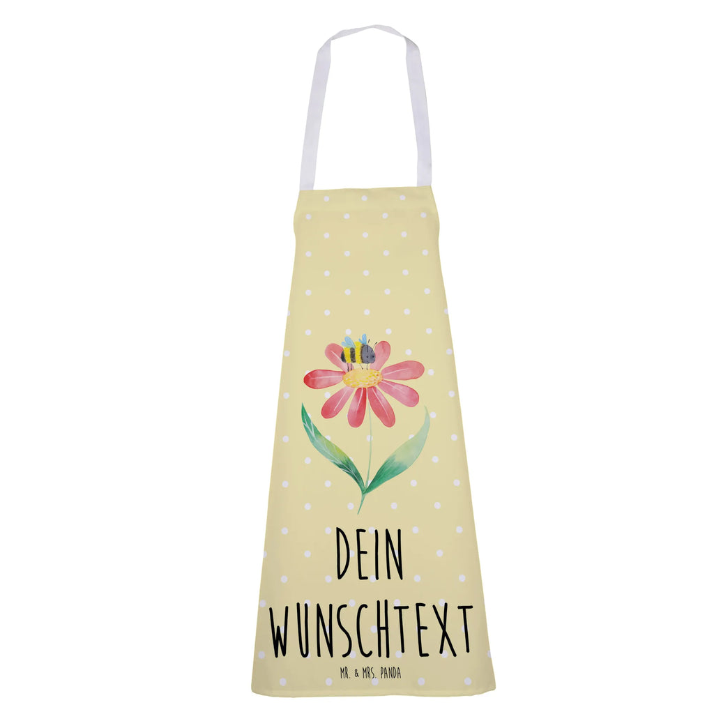 Personalized Cooking Apron bumblebee flower small animals, cute, funny, cute animal motives, hand drawn, small world, funny sayings, good mood, happy, gifts, gift ideas, special gifts, animal lover, card, bumble bee, bumblebees, flower, nature, fluffy, bee, field, wasp