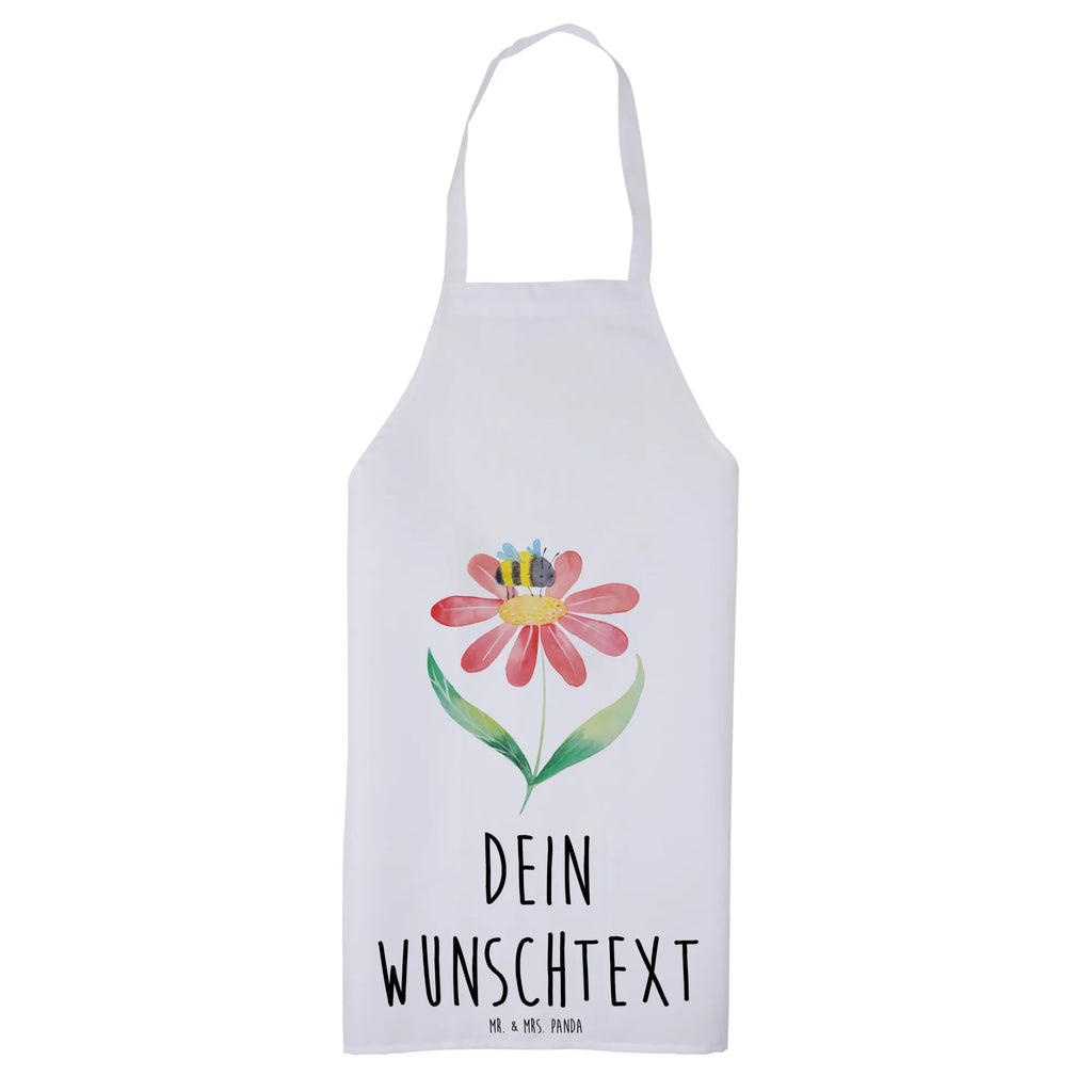 Personalized Cooking Apron bumblebee flower small animals, cute, funny, cute animal motives, hand drawn, small world, funny sayings, good mood, happy, gifts, gift ideas, special gifts, animal lover, card, bumble bee, bumblebees, flower, nature, fluffy, bee, field, wasp