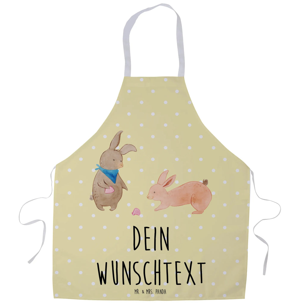 Personalized Cooking Apron Bunnies with seashell Family, Father's Day, Mother's Day, brother, sister, Mom, Dad, rabbits, collecting shells, girlfriends, best friend, BFF, girlfriend, sea, shells, best friends