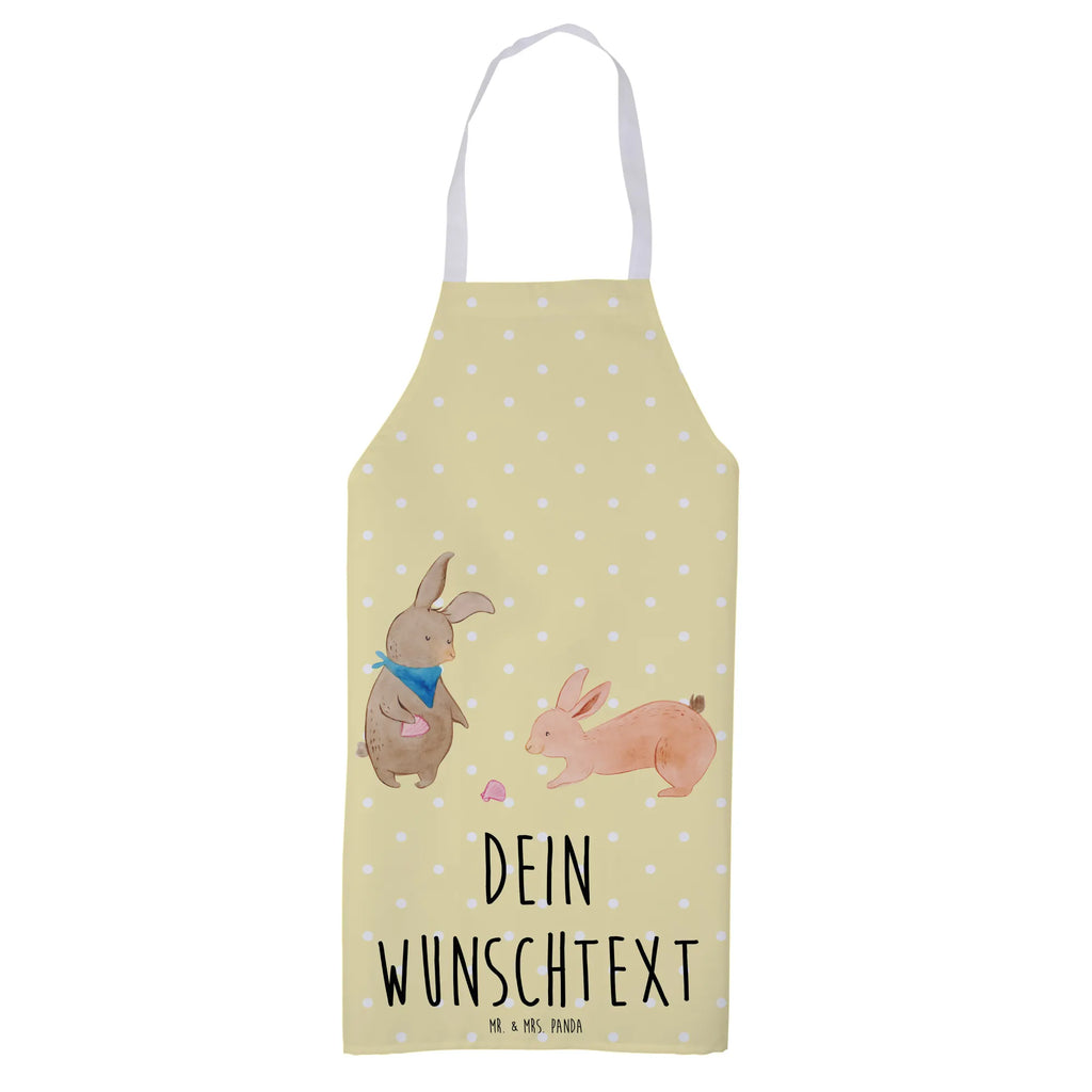 Personalized Cooking Apron Bunnies with seashell Family, Father's Day, Mother's Day, brother, sister, Mom, Dad, rabbits, collecting shells, girlfriends, best friend, BFF, girlfriend, sea, shells, best friends