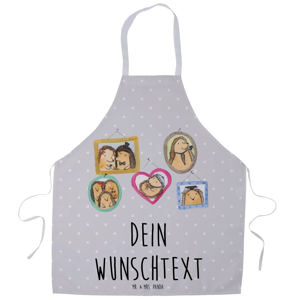 Personalized Cooking Apron Hedgehog family Family, Father's Day, Mother's Day, brother, sister, Mom, Dad, love, dad, pictures, happiness, mum, solidarity, hedgehogs