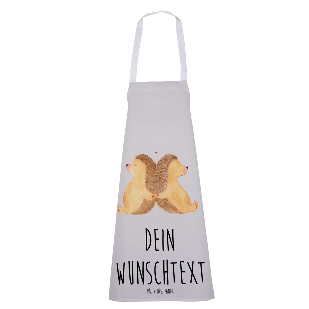 Spersonalizowany fartuch kuchenny Jeże trzymające się za łapki Miłość, partner, przyjaciel, przyjaciółka, mąż, żona, wesele, zaręczyny, prośba o rękę, prezent miłosny, rocznica, dzień ślubu
