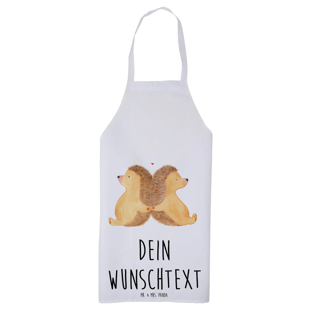Spersonalizowany fartuch kuchenny Jeże trzymające się za łapki Miłość, partner, przyjaciel, przyjaciółka, mąż, żona, wesele, zaręczyny, prośba o rękę, prezent miłosny, rocznica, dzień ślubu