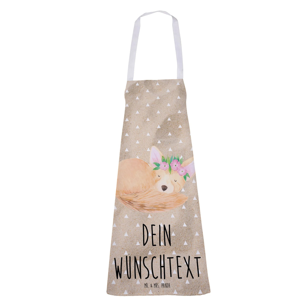Personalized Cooking Apron desert fox Flower Africa, flowers, desert fox, desert, wreath of flowers, happy