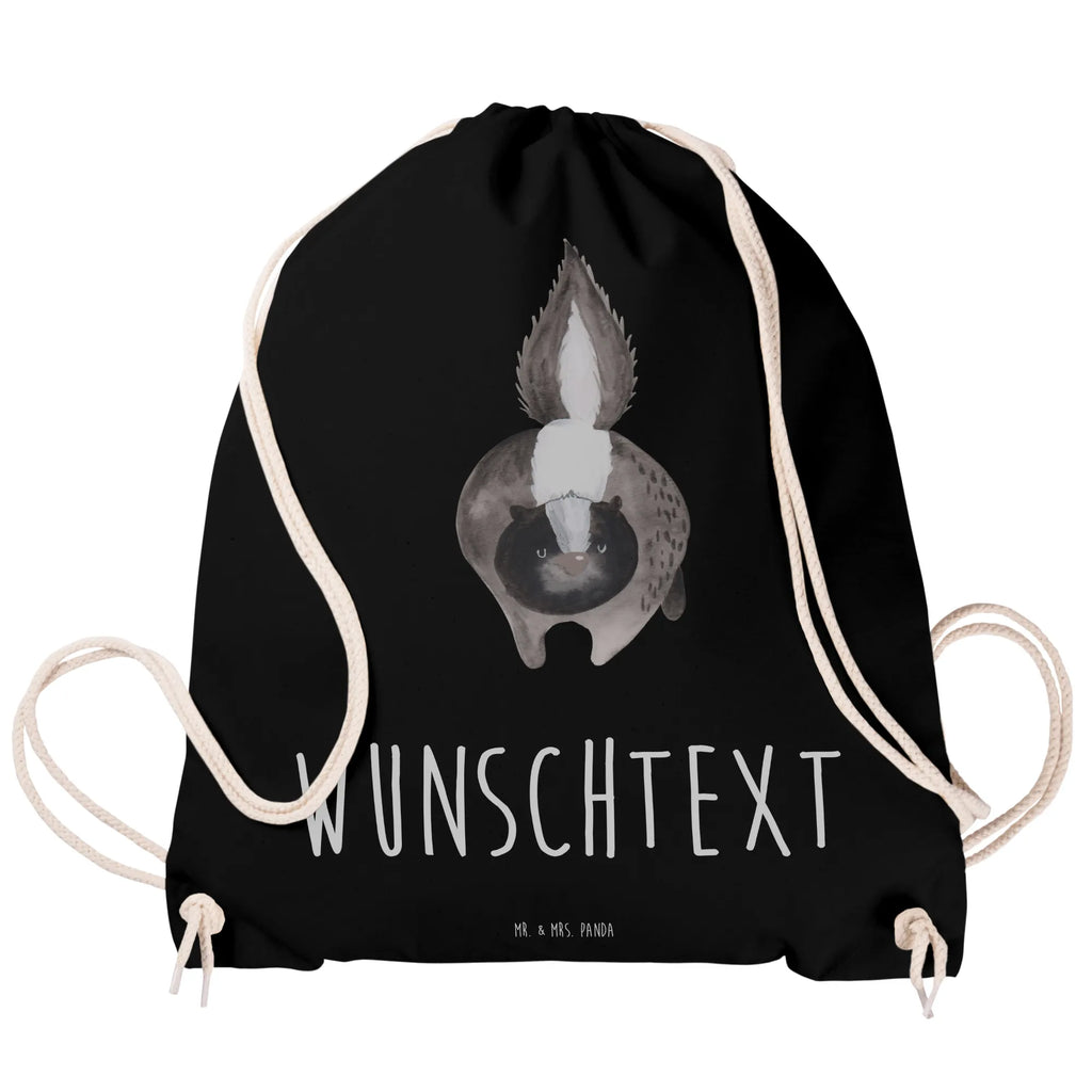 Personalized Sports Bag skunk attack Skunk, skunk, predator, angry, stinker, threatening, wild animal, stinky