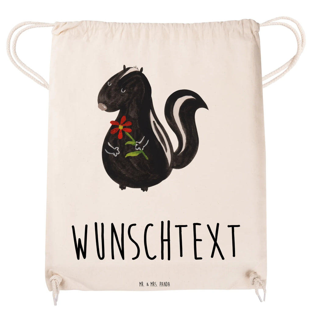 Personalized Sports Bag skunk flower Skunk, stinker, stink, wild animal, skunk, predator, dreams, daydreamer, dreamy