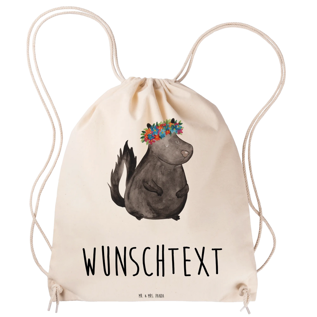 Personalized Sports Bag skunk Girl Skunk, Laugh, Predator, Namaste, Stinky, Stinker, Love, Yoga, Wild animal, Live