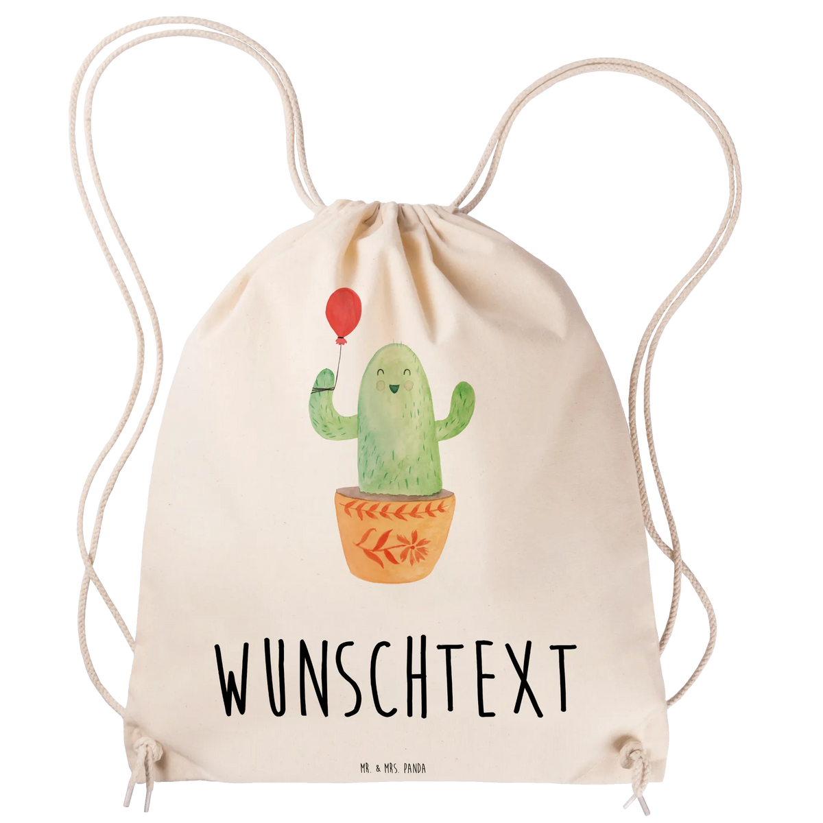Personalized Sports Bag cactus balloon cactus, cactuses, plants, cactus plant, small green cactus, girlfriend, joy, education, boyfriend, balloon, cacti, office life, exam, new start