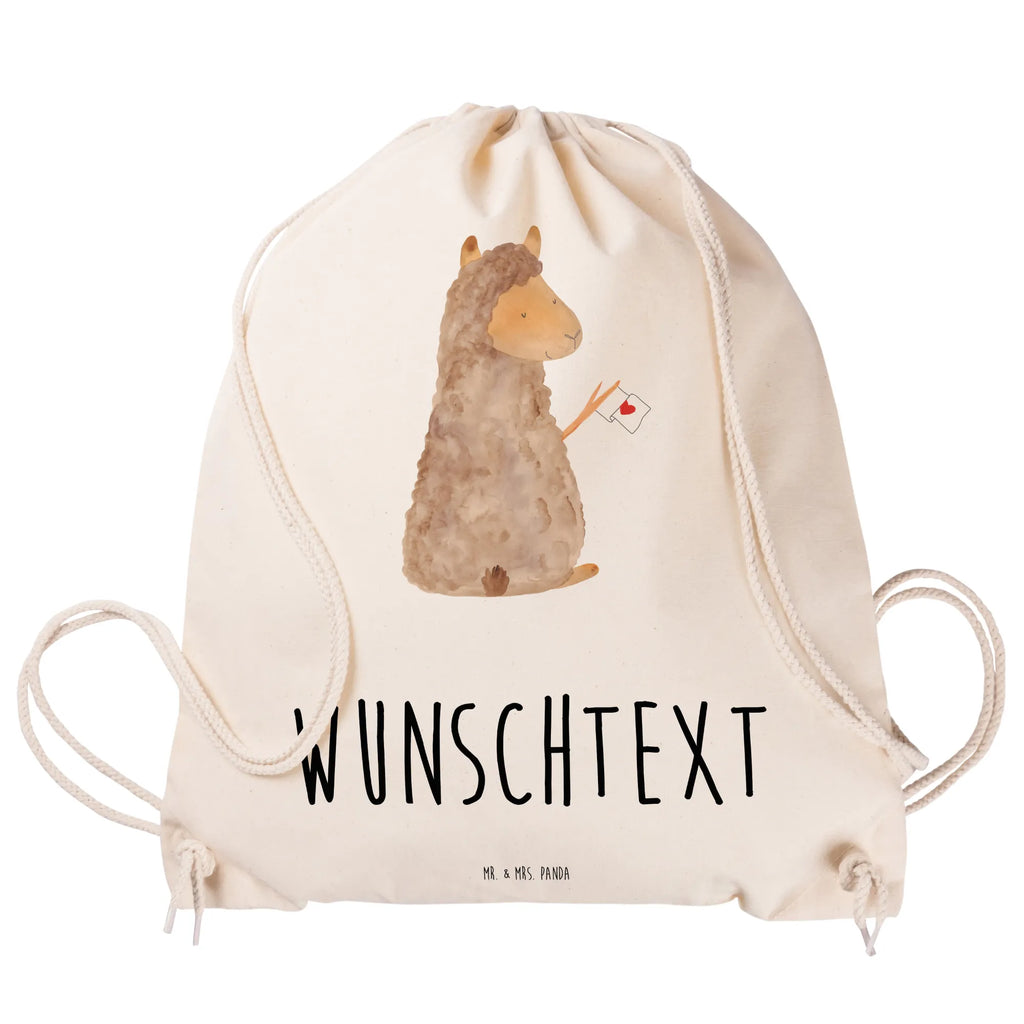 Personalized Sports Bag alpaca banner alpaca, llama, pako, camel, Peru, animal, favourite animal, llamas, Alpaca, alpacas, love