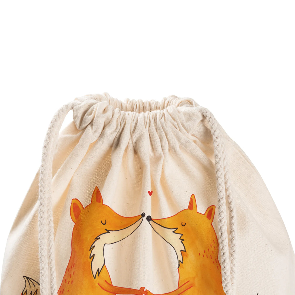 Personalized Sports Bag foxes Love fox, foxes, forest wildlife, clever as a fox, animal lover, lovers, boyfriend, wife, marriage, couple, love, husband, girlfriend, partner, fiancée, proof of love