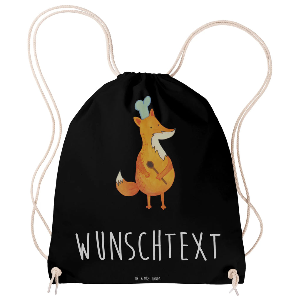 Personalized Sports Bag Fox A cook fox, foxes, forest wildlife, clever as a fox, animal lover, Slogan funny, Kitchen decoration, Party slogan, Fox, Cook gift, funny, Chefs, Baker, Kitchen slogan