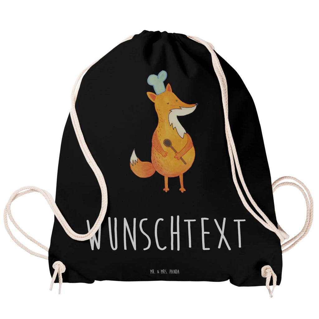 Personalized Sports Bag Fox A cook fox, foxes, forest wildlife, clever as a fox, animal lover, Slogan funny, Kitchen decoration, Party slogan, Fox, Cook gift, funny, Chefs, Baker, Kitchen slogan